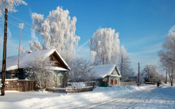 первый снежок